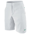 Nike Mens Smash Woven Shorts- White/Court Green