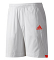 Adidas Mens adiPower Shorts- White/High-Energy