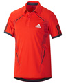 Adidas Mens adiPower Traditional Polo- High-Energy/Dark Onix