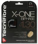 Tecnifibre X-One Biphase 1.30mm Tennis String 1 Set Red