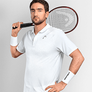 Marin Cilic endorses the Head Prestige Pro Overgrips (Pack of 3) - White