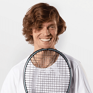 Andrey Rublev endorses the Head Gravity Pro Tennis Racket (2023) [Frame Only]