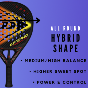 Hybrid Shape Rackets - All Round Rackets