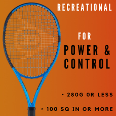 Recreational Tennis Rackets