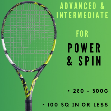 Lightweight Power Rackets