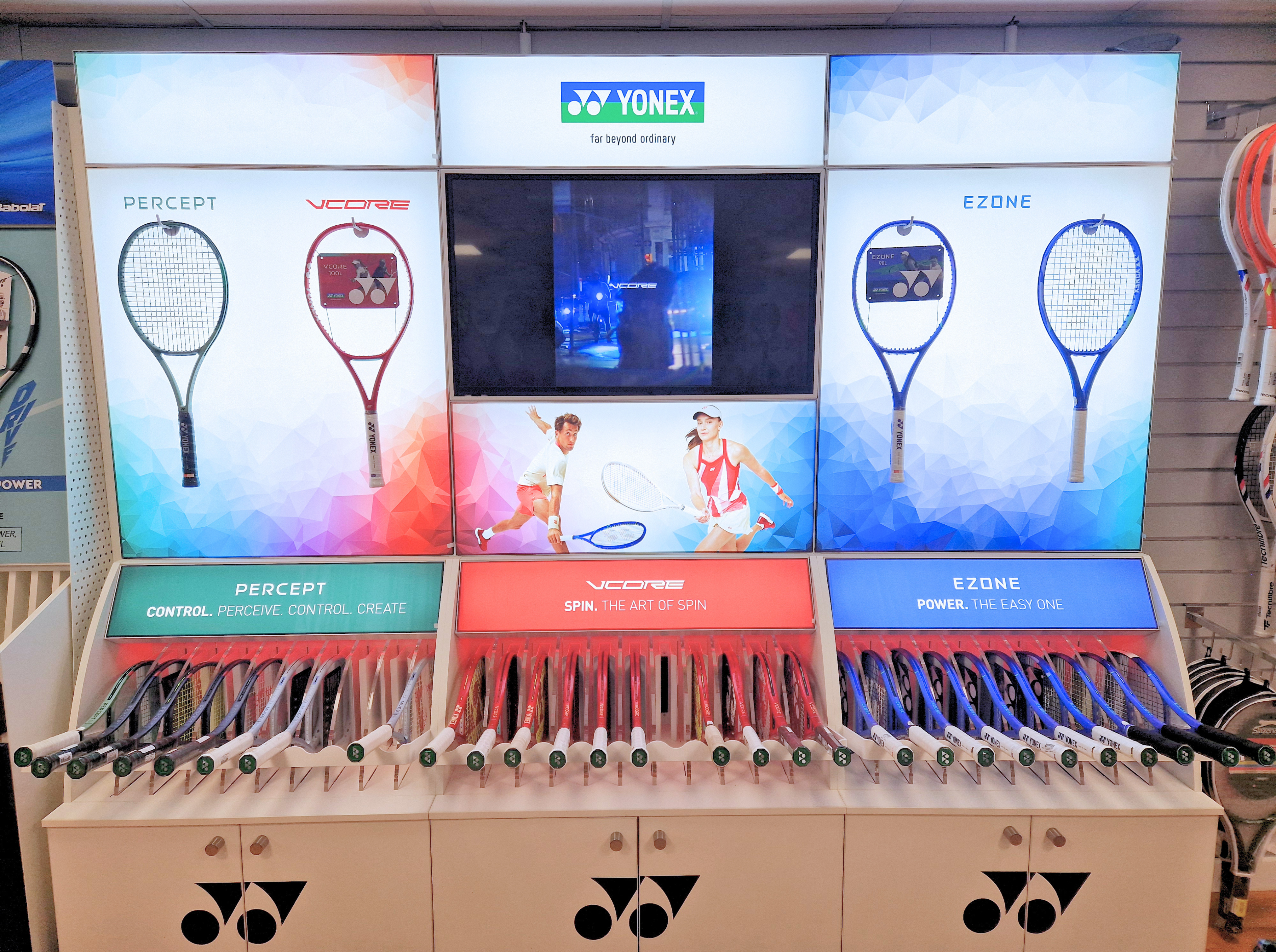 Yonex Tennis Display