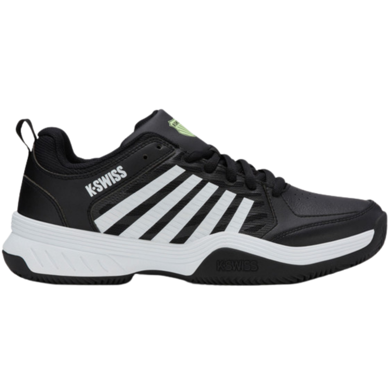 K-Swiss Mens Court Express 2 Clay Tennis Shoes- Black/White - main image