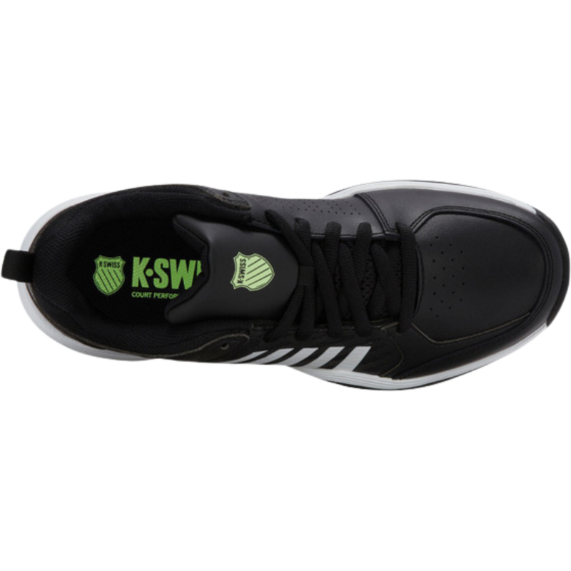 K-Swiss Mens Court Express 2 Clay Tennis Shoes- Black/White - main image