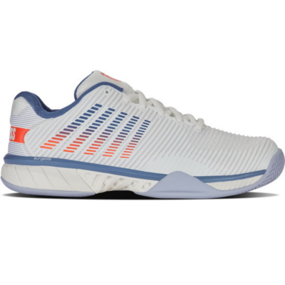 K-Swiss Mens Hypercourt Express 2 Tennis Shoes - White/infinity/Scarlet - main image