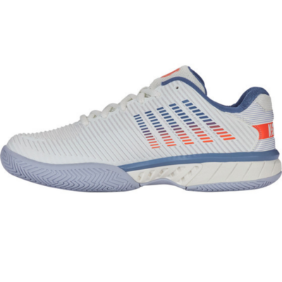 K-Swiss Mens Hypercourt Express 2 Tennis Shoes - White/infinity/Scarlet - main image