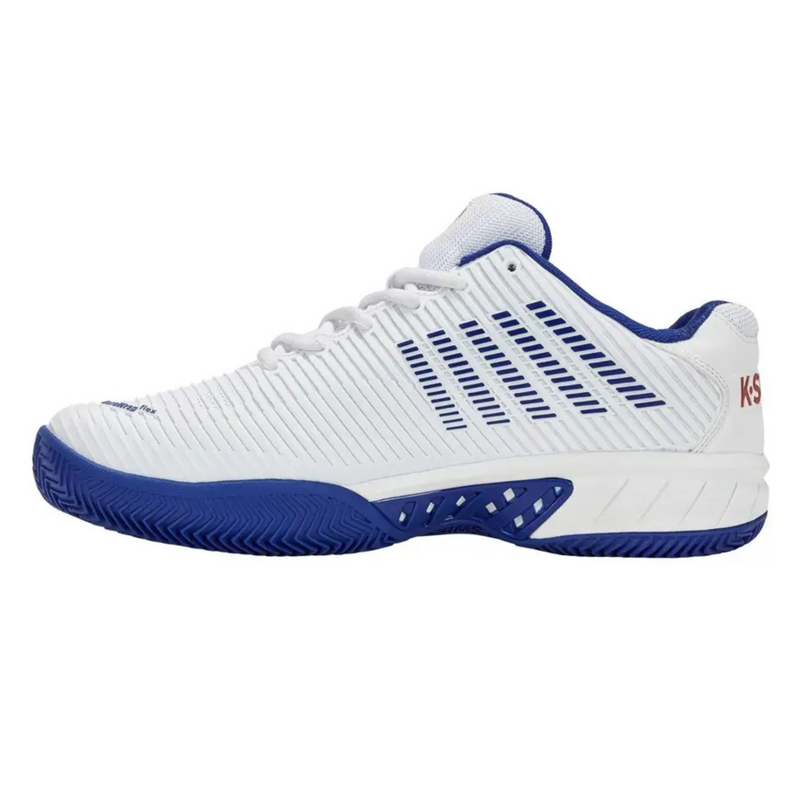 K-Swiss Mens Hyper Court Express 2 HB Tennis Shoes - White/Blue - main image