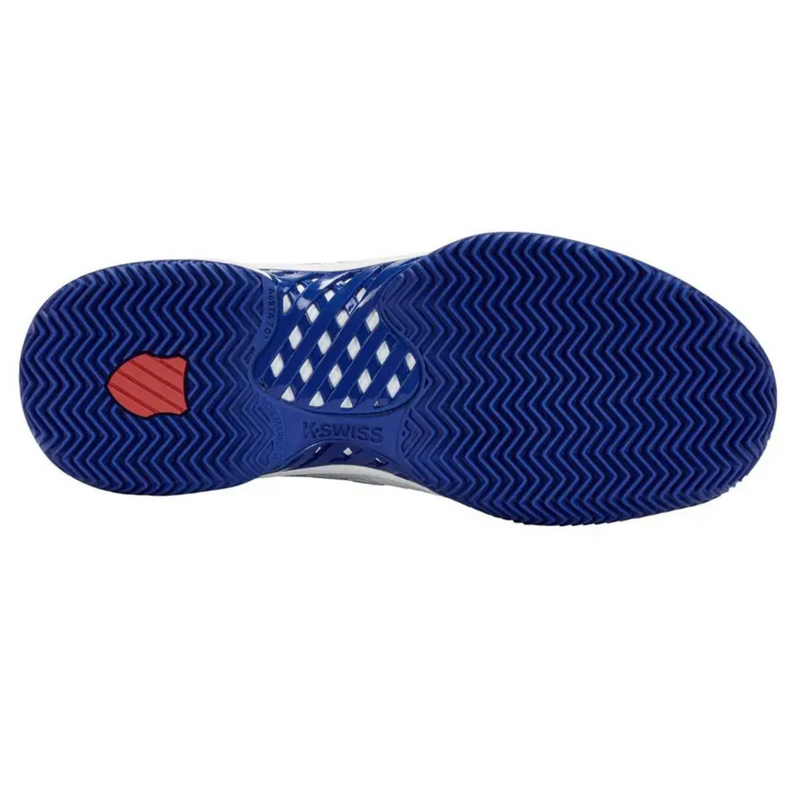 K-Swiss Mens Hyper Court Express 2 HB Tennis Shoes - White/Blue - main image