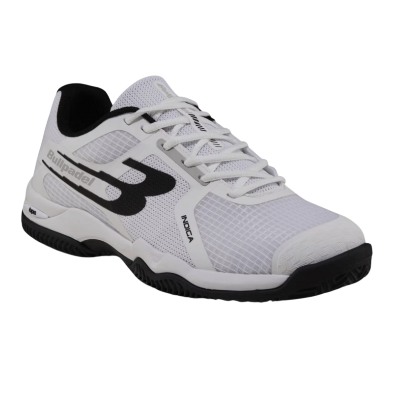 Bullpadel Mens Indiga 26I Padel Shoes - White/Black - main image