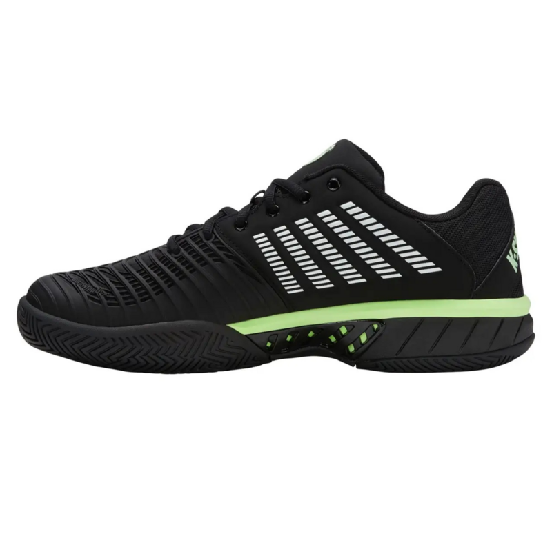 K-Swiss Mens Express Light 3 Tennis Shoes - Black/Green - main image