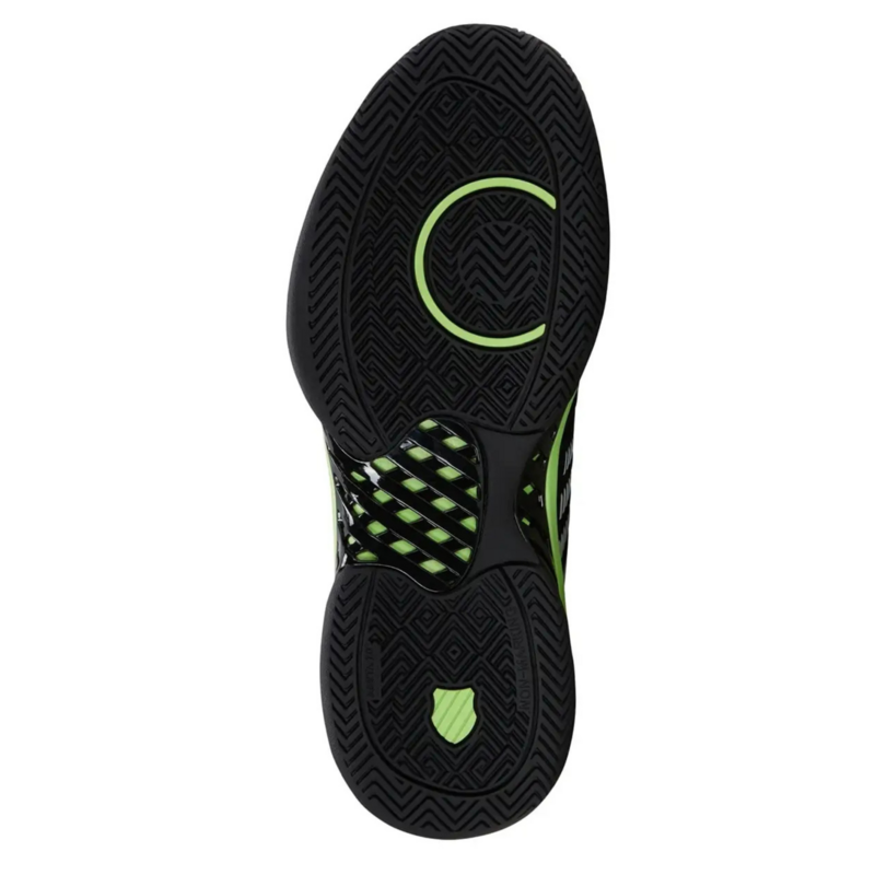 K-Swiss Mens Express Light 3 Tennis Shoes - Black/Green - main image