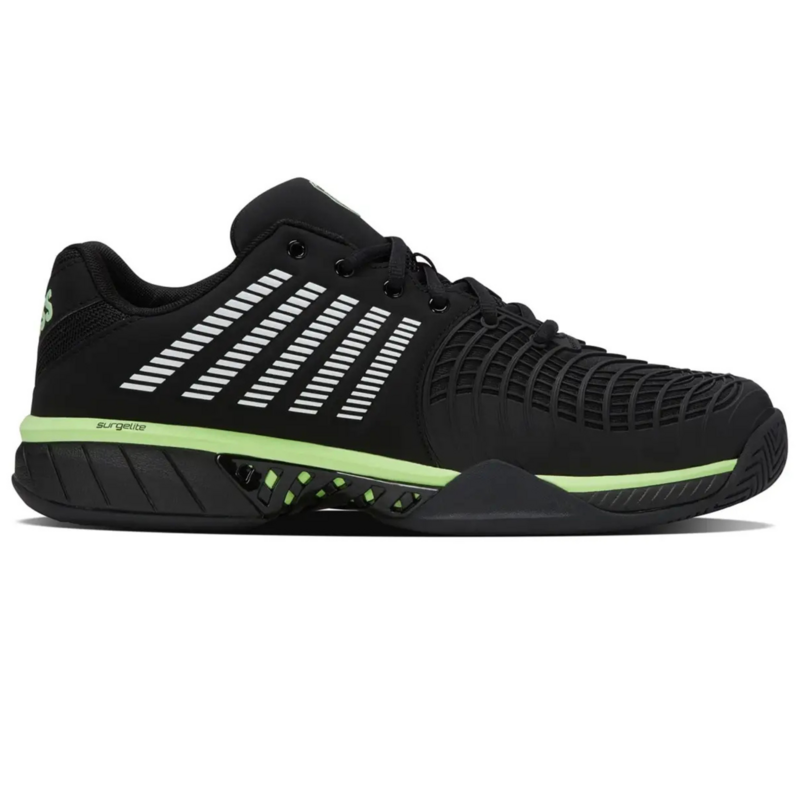 K-Swiss Mens Express Light 3 Tennis Shoes - Black/Green - main image