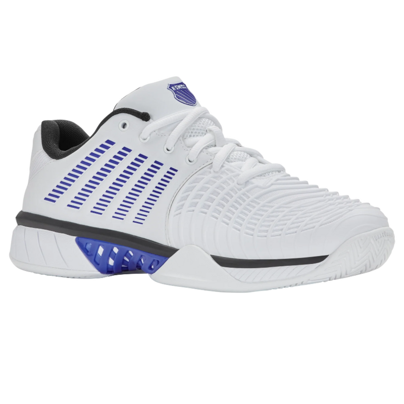 K-Swiss Mens Express Light 3 Tennis Shoes - White/Dazzling Blue/Black - main image