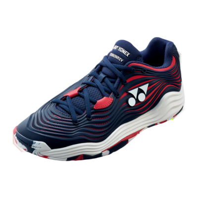 Yonex Mens Fusion Rev 5 Tennis Shoes - Navy/Red - main image