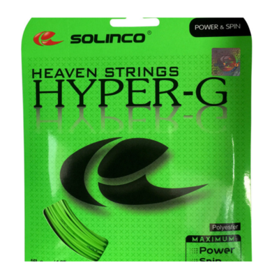 Solinco Hyper-G 16L (1.25mm) Tennis String Set - Green - main image