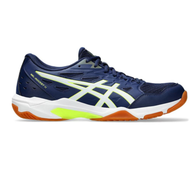 Asics Mens GEL-Rocket 11 Indoor Court Shoes - Blue Expanse/Safety Yellow - main image