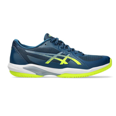 Asics Mens Solution Swift FF 2 Tennis Shoes - Mako Blue/Safety Yellow - main image