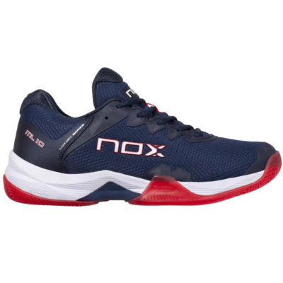 NOX Mens ML10 HEXA Padel Shoes - Blue Fiery Red - main image