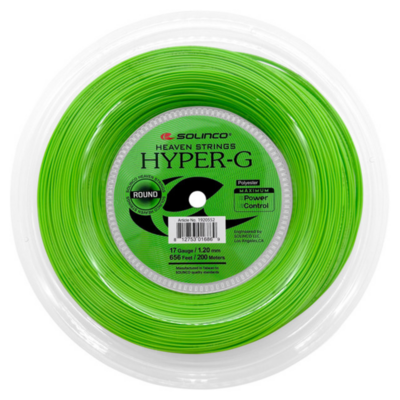 Solinco Hyper-G Round 17 (1.20mm) 200m Tennis String Reel - Green - main image