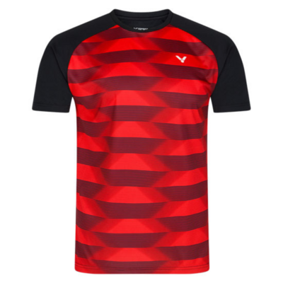 Victor Unisex T33102J T-Shirt - Black/Red - main image