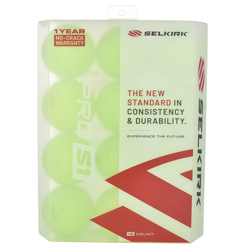 Selkirk Pro S1 Indoor Pickleball Balls - Lime Green - main image