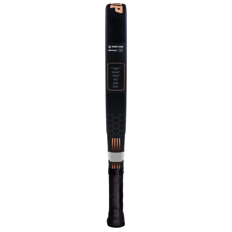 Dunlop Galactica OS Lite Padel Racket - Peach/Silver Foil - main image