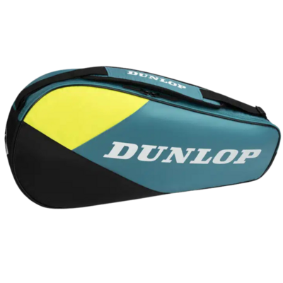 Dunlop Tac Sx Club 3 Racket Bag - Teal/Black/Yellow - main image