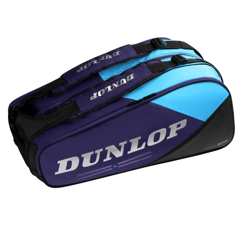 Dunlop FX Performance 8 Racket Backpack - Violet/Black/Cyan - main image