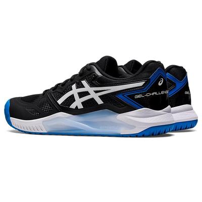 Asics Mens GEL-Challenger 13 Tennis Shoes - Black/Electric Blue - main image