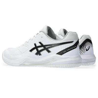 Asics Mens GEL-Dedicate 8 Tennis Shoes - White/Black - main image