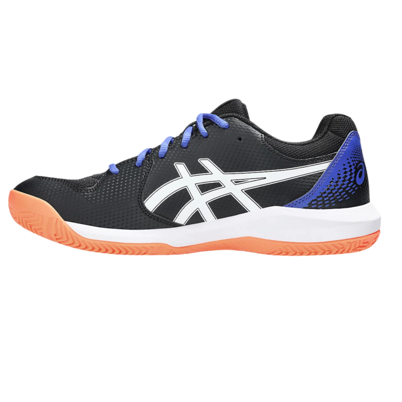 Asics Mens Gel-Dedicate 8 Padel Shoes - Black/ White - main image