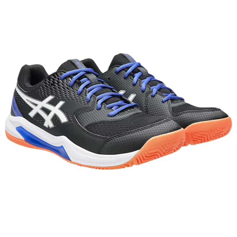 Asics Mens Gel-Dedicate 8 Padel Shoes - Black/ White - main image