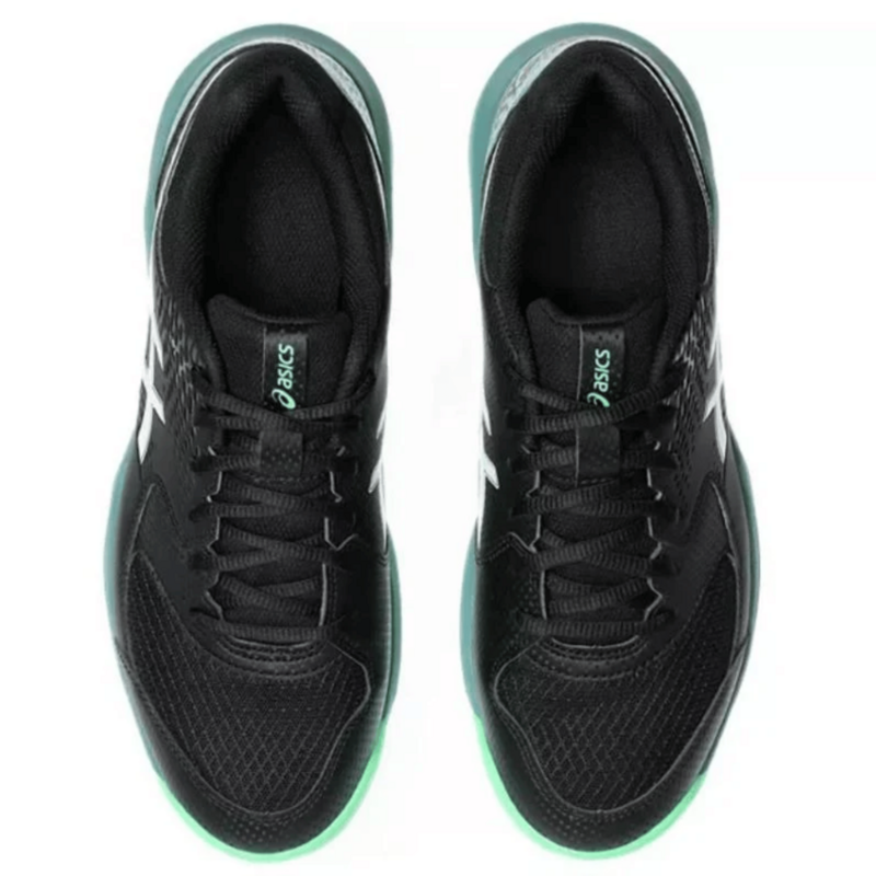 Asics Mens Gel-Dedicate 8 Padel Shoes - Black/Vital Green - main image