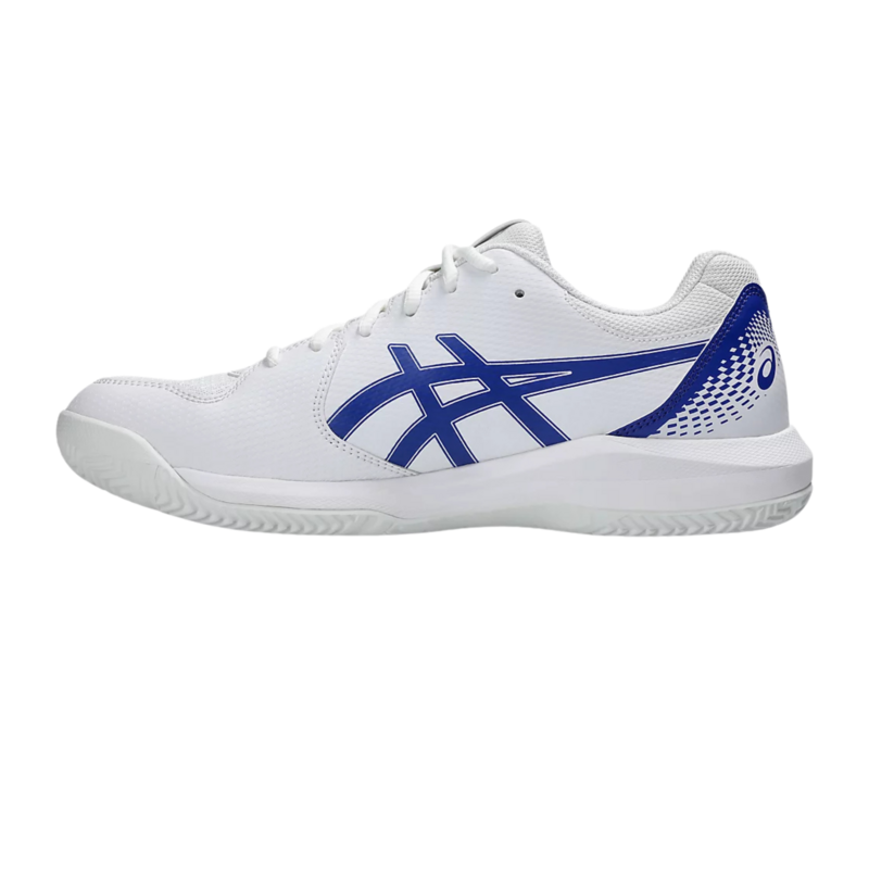 Asics Mens Gel-Dedicate 8 Padel Shoes - White/Dark Cobalt - main image