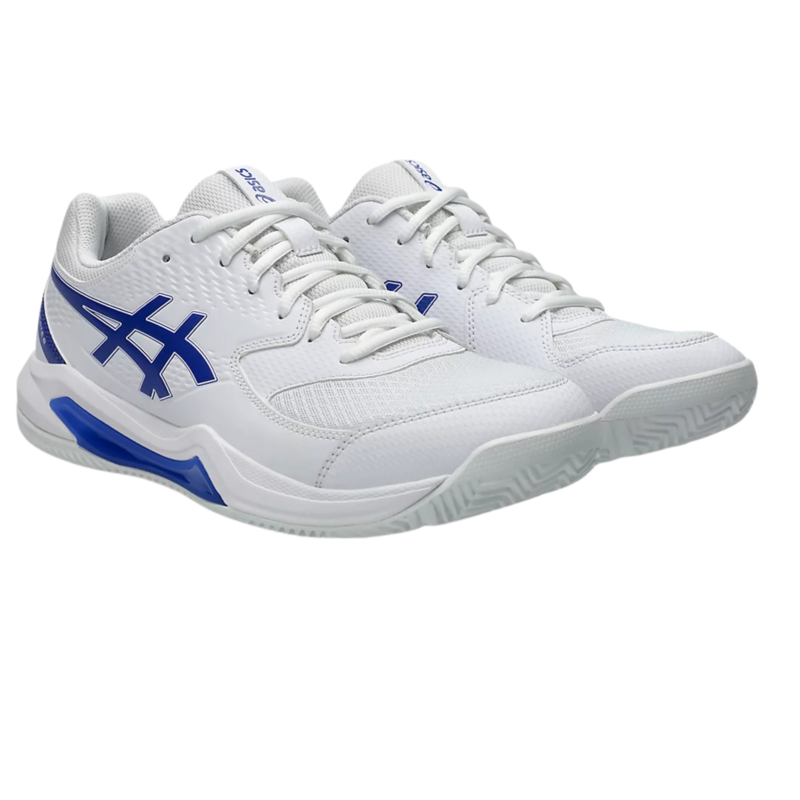 Asics Mens Gel-Dedicate 8 Padel Shoes - White/Dark Cobalt - main image