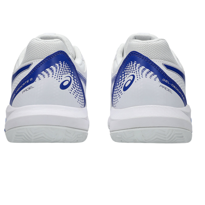 Asics Mens Gel-Dedicate 8 Padel Shoes - White/Dark Cobalt - main image