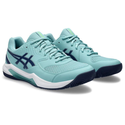 Asics Mens Gel-Dedicate 8 Padel Shoes - Teal Tint/Thunder Blue - main image