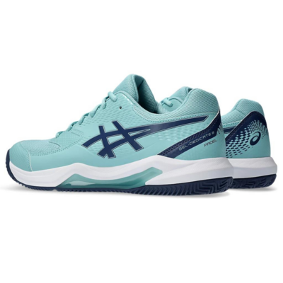 Asics Mens Gel-Dedicate 8 Padel Shoes - Teal Tint/Thunder Blue - main image