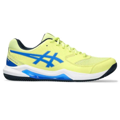 Asics Mens Gel-Dedicate 8 Padel Shoes - Glow Yellow/Illusion Blue - main image