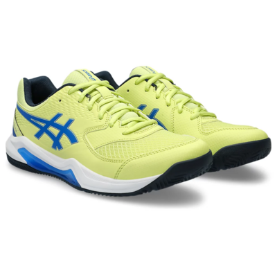 Asics Mens Gel-Dedicate 8 Padel Shoes - Glow Yellow/Illusion Blue - main image