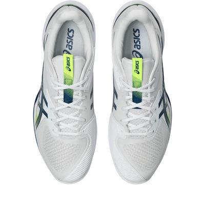 Asics Mens Solution Speed FF 3 Tennis Shoes - White/Mako Blue - main image