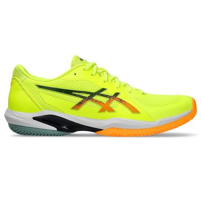 Asics Mens Solution Swift FF 2 Padel Shoes - Safety Yellow/Orange - main image