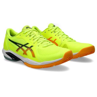 Asics Mens Solution Swift FF 2 Padel Shoes - Safety Yellow/Orange - main image