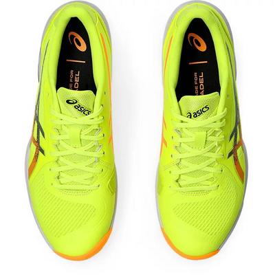 Asics Mens Solution Swift FF 2 Padel Shoes - Safety Yellow/Orange - main image