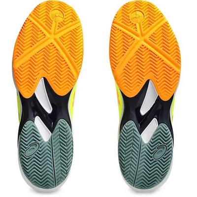 Asics Mens Solution Swift FF 2 Padel Shoes - Safety Yellow/Orange - main image