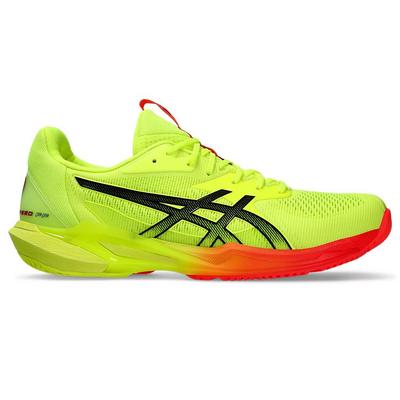 Asics Mens Solution Speed FF 3 Paris Tennis Shoes - Safety Yellow/Black - main image